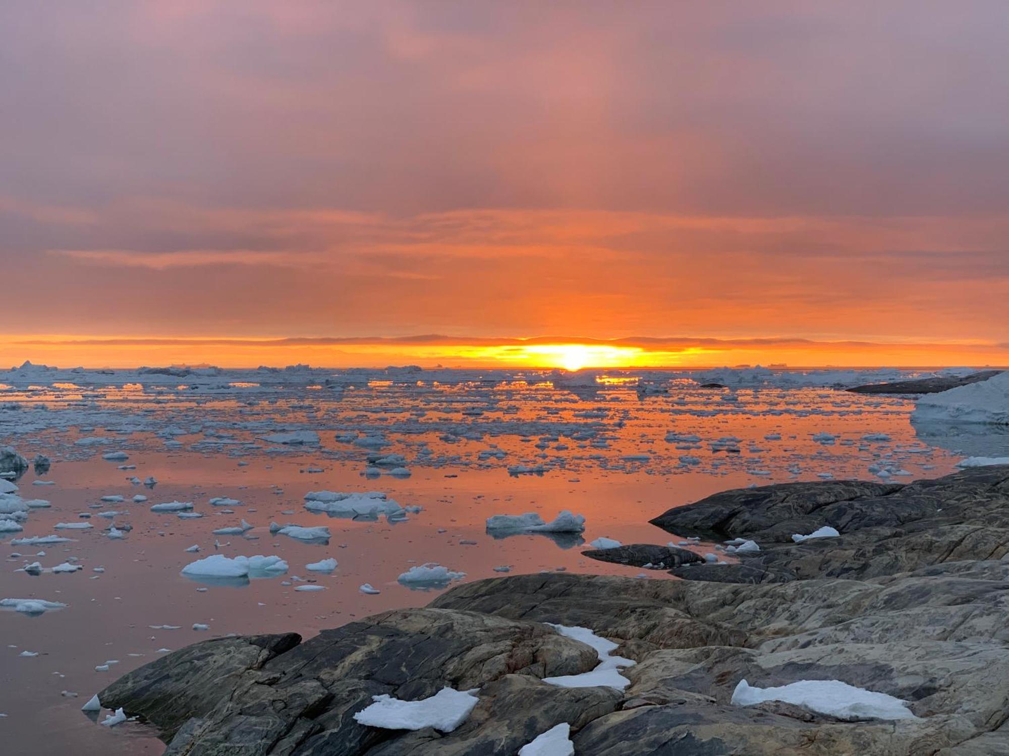 Villa Det Gronne Hus Med Isbjergsudsigt Ilulissat Exterior foto