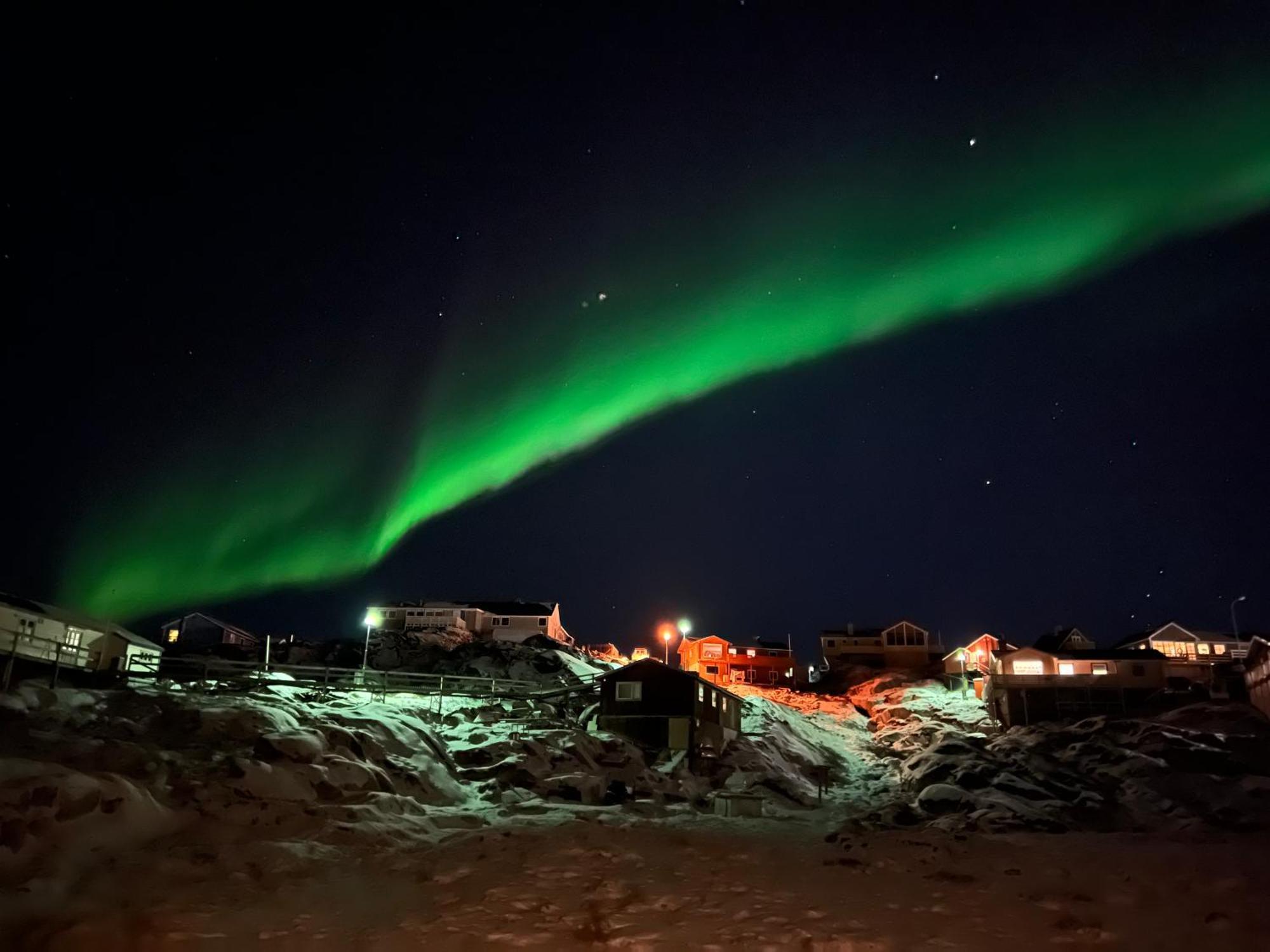 Villa Det Gronne Hus Med Isbjergsudsigt Ilulissat Exterior foto