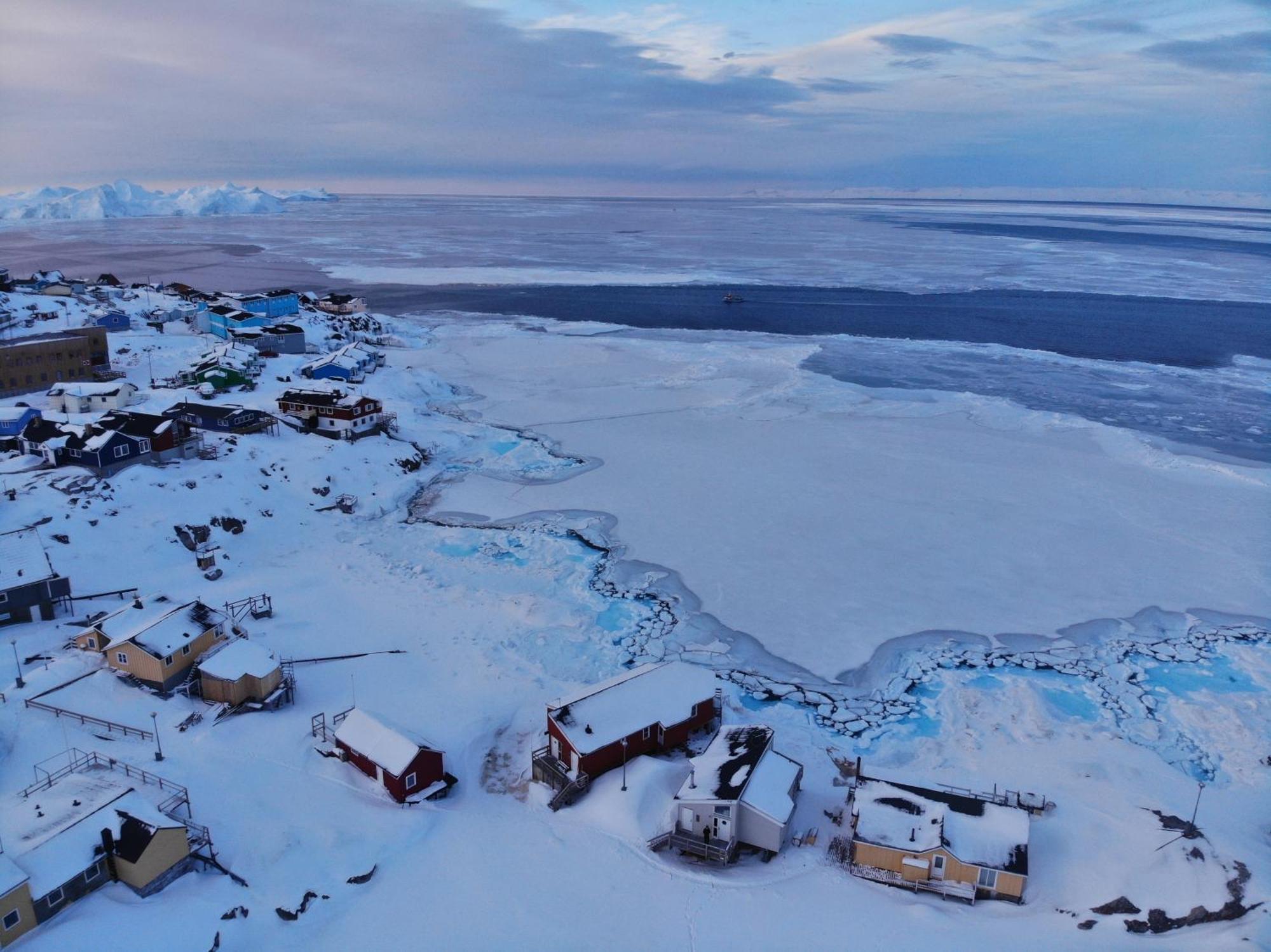 Villa Det Gronne Hus Med Isbjergsudsigt Ilulissat Exterior foto